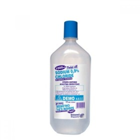 Demo Sodium Chloride 0.9% Twist Off - Στείρο Ισότονο Διάλυμα Έκπλυσης 1000ml