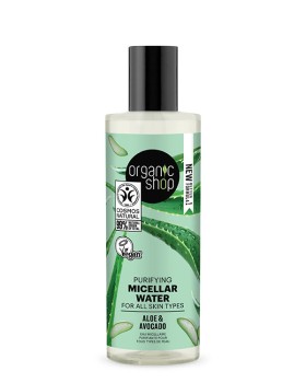 Natura Siberica Organic Shop Micellar Water Aloe & Avocado 150ml - Καθαριστικό Νερό Προσώπου για όλους τους τύπους επιδερμίδας