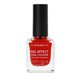 Korres Gel Effect Nail Colour With Sweet Almond Oil No48 Coral Red 11ml