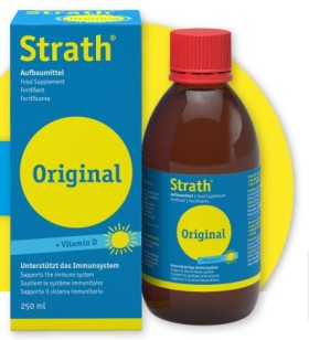 Strath Original + Vitamin D 250ml – Πολυβιταμινούχο Σιρόπι από Φυτική Μαγιά με Βιταμίνη D