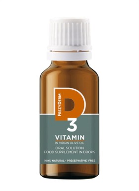Frezyderm Vitamin D3 20ml - Συμπληρώματα Διατροφής για Έλλειψη Βιταμίνης D3
