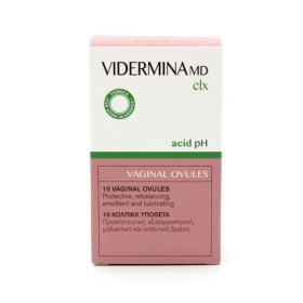 Vidermina Md Clx Acid Ph 3g 10τμχ. - Κολπικά Υπόθετα