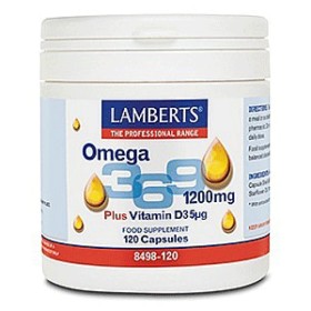 Lamberts Omega 3 6 9 1200mg 120 Κάψουλες - Συνδιασμός Λιπαρών Οξέων