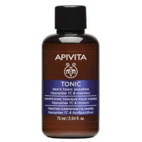 Apivita Mens Tonic Mini Shampoo 75ml - Τονωτικό Σαμπουάν για Άνδρες
