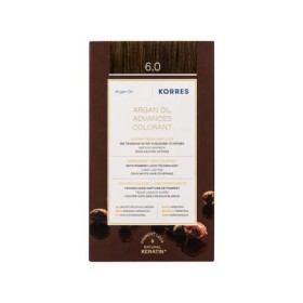 Korres Argan Oil Advanced Colorant 6.0 50ml - Σκούρο Ξανθό Μόνιμη Βαφή Μαλλιών