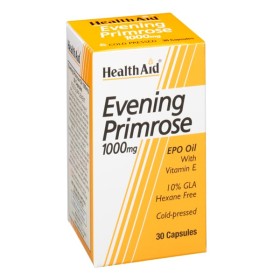 Health Aid Evening Primrose 1000mg 30caps – Συμπλήρωμα Διατροφής με Νυχτολούλουδο για Καλή Λειτουργία του Νευρικού Συστήματος