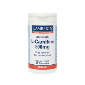 Lamberts L-Carnitine New Higher Strength 500MG 60 κάψουλες – Καρνιτίνη Ελεύθερης Μορφής