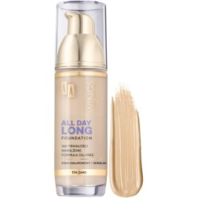 AA Wings Of Color All Day Long Foundation 16h 104 Sand 35ml