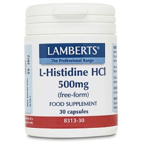 Lamberts L-Histidine HCI Ιστιδίνη 500mg, 30 Κάψουλες