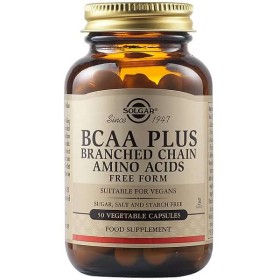 Solgar BCAA Plus (Branched Chain Amino Acids) 50 VegeCaps – Αμινοξέα Διακλαδισμένης Αλύσου