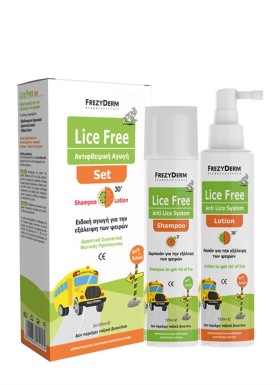 Frezyderm Lice Free Set 2x125ml – Αντιφθειρική αγωγή με Σαμπουάν & Lotion για την εξάλειψη των ψειρών