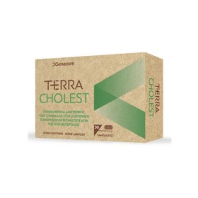 Genecom Terra Cholest 30 ταμπλέτες - Συμπλήρωμα διατροφής για τη χοληστερόλη