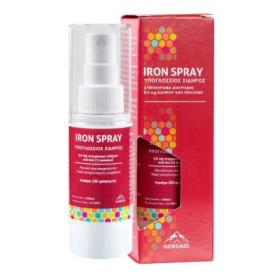 Nordaid Iron Spray Υπογλώσσιος Σίδηρος Σε μορφή σπρέι 30 ml