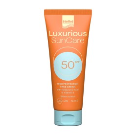 Intermed Luxurious Face Cream SPF50 75ml – Αντηλιακή κρέμα προσώπου με Υαλουρονικό οξύ