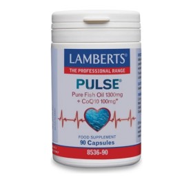 Lamberts Pulse Pure Fish Oil 1300mg & CoQ10 100mg - 90 Κάψουλες
