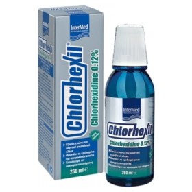Intermed Chlorhexil 0,12% Mouthwash 250ml - Στοματικό διάλυμα με Αντιβακτηριδιακή προστασία