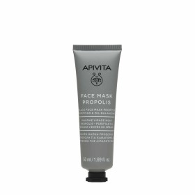 Apivita Face Mask Propolis 50ml - Μαύρη Μάσκα Προσώπου Με Πρόπολη Για Καθαρισμό Και Ρύθμιση Της Λιπαρότητας