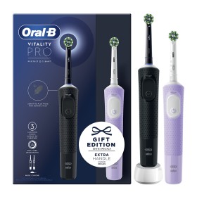 Oral-B Vitality Pro Gift Edition  Duo Black & Lilac 2τμχ.