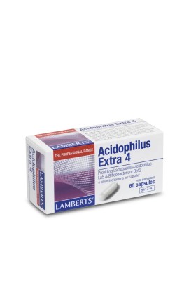 Lamberts Acidophilus Extra 4 - Προβιοτικό Σκεύασμα 60 Κάψουλες