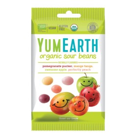 Yumearth Organic Sour Beans 50gr - Βιολογικά Κουφετάκια Φρούτων