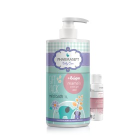 Pharmasept Baby Offer Mild Bath 1lt & Mama’s Intim Gel 40ml - Πακέτο Προσφοράς με Απαλό Βρεφικό Αφρόλουτρο & Δώρο Τζελ Καθαρισμού για την Ευαίσθητη Περιοχή