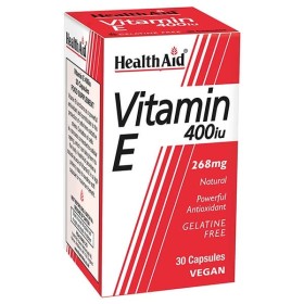 Health Aid Vitamin E 400 i.u 30caps - Συμπλήρωμα με Βιταμίνη Ε για Αντιοξειδωτική Προστασία