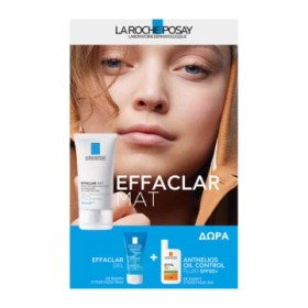 La Roche Posay Promo Effaclar Mat 40ml με Δώρο Effaclar Gel 50ml & Anthelios Oil Correct Spf50+ 3ml