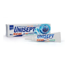 Intermed Unisept Oral Gel 30gr - Γέλη για την Επούλωση Πληγών της Στοματικής Κοιλότητας