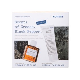 Korres Set Eau De Toilette Black Pepper 50ml & Aftershave Γαλάκτωμα 125ml