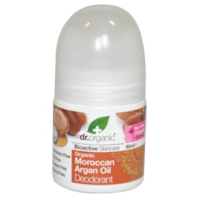 Doctor Organic Argan Oil Deodorant 50ml - Αποσμητικό σε μορφή Roll-on με Βιολογικό Μαροκινό Έλαιο Αργκάν