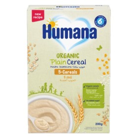 Humana 5 Cereals 200g - Βρεφική Βιολογική Κρέμα με 5 Δημητριακά