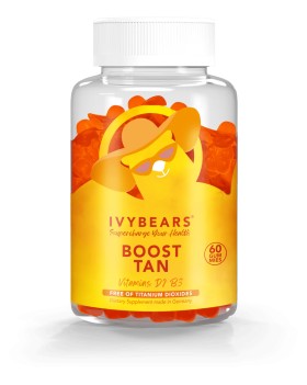 Ivybears Boost Tan 60 Ζελεδάκια - Συμπλήρωμα Διατροφής για Βελτιστοποίηση του Μαυρίσματος