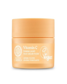 C-Berrica Vitamin C Toning Light Face Cream-Fluid 50ml - Τονωτική 24ωρη Κρέμα Προσώπου λεπτόρρευστη για όλους τους τύπους επιδερμίδας