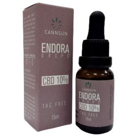 Cannsun Endora Drops CBD 10% THC Free 15ml – Έλαιο Κάνναβης