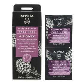 Apivita Express Beauty Artichoke 2x8ml - Μάσκα Προσώπου για Λάμψη και Λεία Υφή