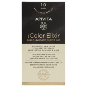 Apivita My Color Elixir – Βαφή μαλλιών χωρίς αμμωνία - 1.0 (Φυσικό μαύρο)