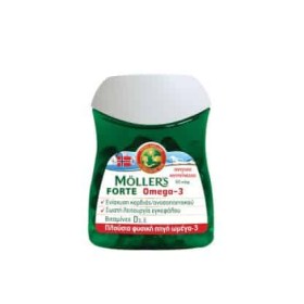 Moller Forte Ιχθυέλαιο & Μουρουνέλαιο 60 κάψουλες