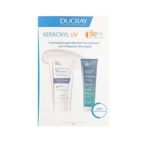 Ducray Keracnyl Promo SPF50+ Ffluid NC 50ml + Gel Moussant 100ml ΔΩΡΟ - Αντηλιακή Κρέμα και Δώρο Καθαριστικό για Δέρμα με Τάση Ακμής