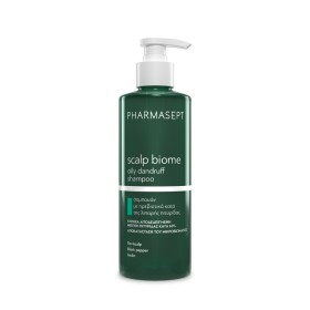 Pharmasept Scalp Biome Oily Dandruff Shampoo 400ml - Σαμπουάν με Πρεβιοτικά για την Αντιμετώπιση της Λιπαρότητας και της Πιτυρίδας