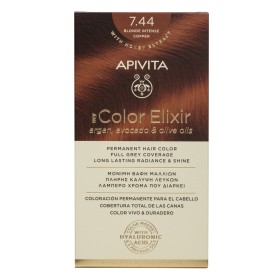 Apivita My Color Elixir – Βαφή μαλλιών χωρίς αμμωνία - 7.44 (Ξανθό έντονο χάλκινο)