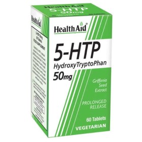 Health Aid 5-HTP HydroxyTryptoPhan 50mg 60 tabs – Συμπλήρωμα Διατροφής με Αμινοξύ
