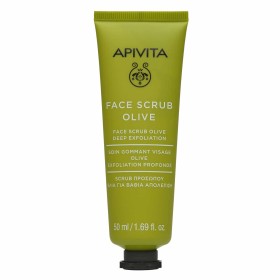Apivita Face Scrub Olive 50ml - Scrub για Βαθιά Απολέπιση με Ελιά