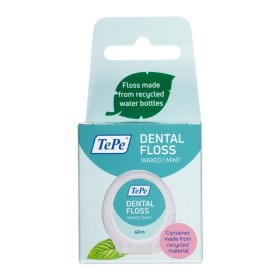 Tepe Dental Floss Waxed Mint 40m - Οδοντικό Νήμα Κερωμένο