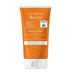 Avene Intense Protect SPF50+ Ultra Water Resistant Fluid 150ml – Αντηλιακό για Ευαίσθητο Δέρμα Χωρίς Άρωμα