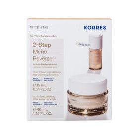 Korres White Pine Ultra-Replenishing Deep Wrinkle Cream 40ml & Deep Wrinkle, Plumping and Age Spot Concentrate Serum 15ml - Λευκή Πεύκη Αναπλήρωση Όγκου Κρέμα Ημέρας & ΔΩΡΟ Αναπλήρωση Όγκου Ορός Προσώπου