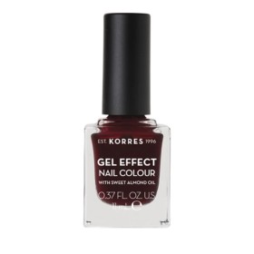 Korres Gel Effect Nail Colour With Sweet Almond Oil No57 Burgundy Red 11ml