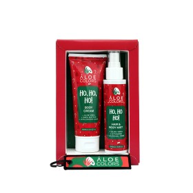 Aloe Colors Christmas Ho Ho Ho Gift Set Body Cream 100ml & Body Mist 100ml