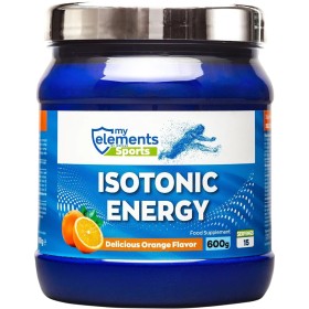My Elements Sports Isotonic Energy Powder 600gr - Συμπλήρωμα Διατροφής Υδατανθράκων Ηλεκτρολυτών και Βιταμινών με Γεύση Πορτοκάλι