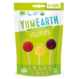 YumEarth Organic Pop 14 τεμάχια - Βιολογικό Γλυφιτζούρι με Γεύση Φρούτων Ξινά