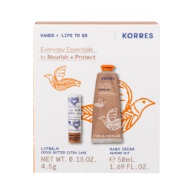 Korres Winter Set Almond Nut Κρέμα Χεριών 50ml & Cocoa Lipbalm 4.5g
